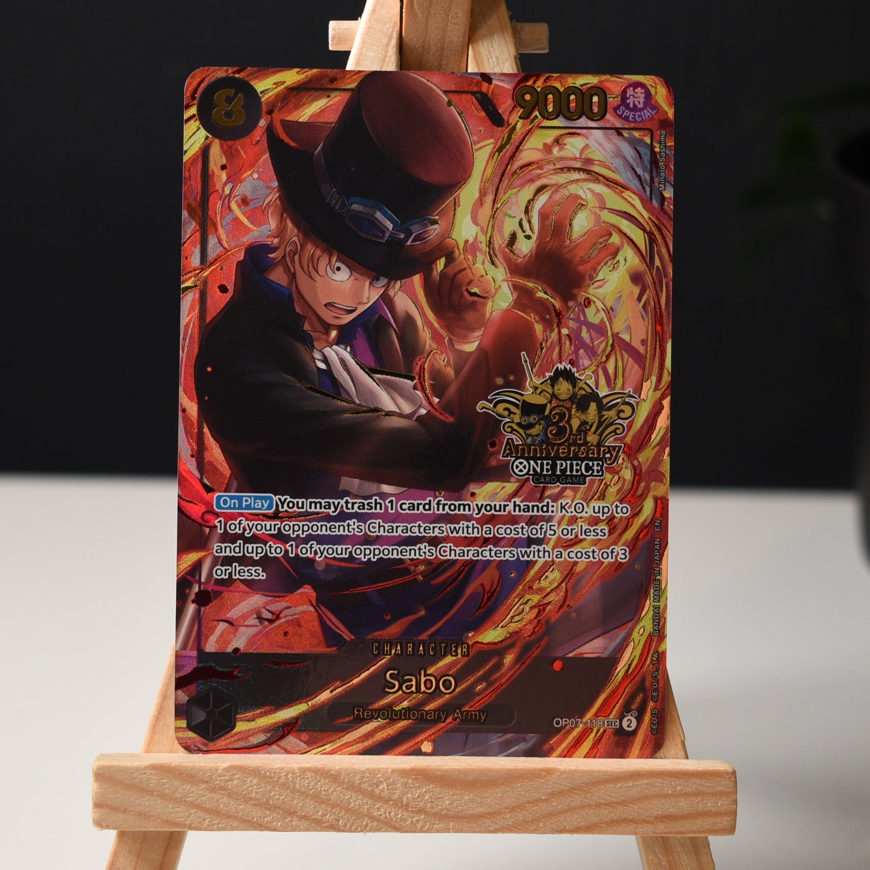 Sabo (OP07-118) - Japanese Version 3rd Anniversary Set