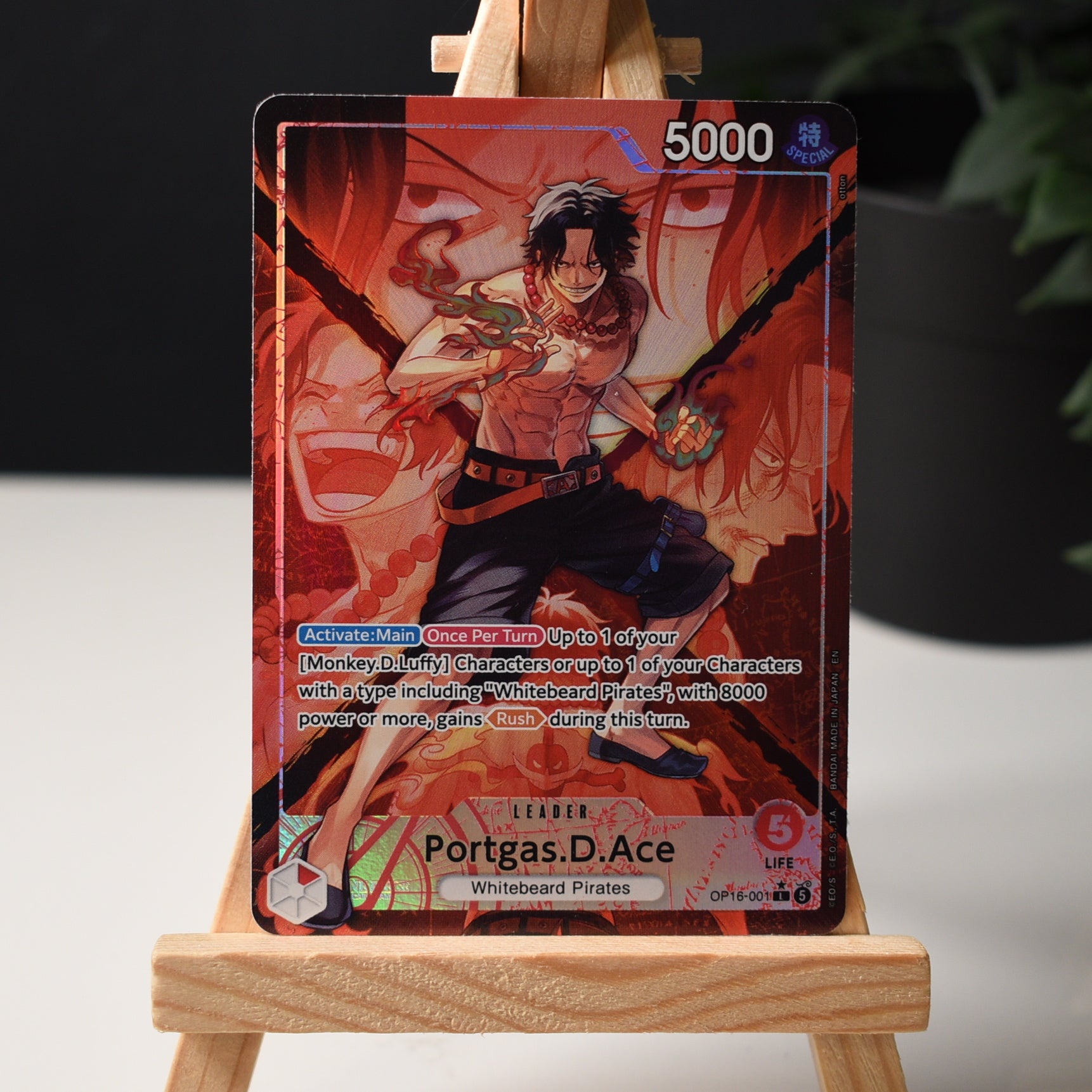 Portgas.D.Ace (OP16-001) - Alternative Art