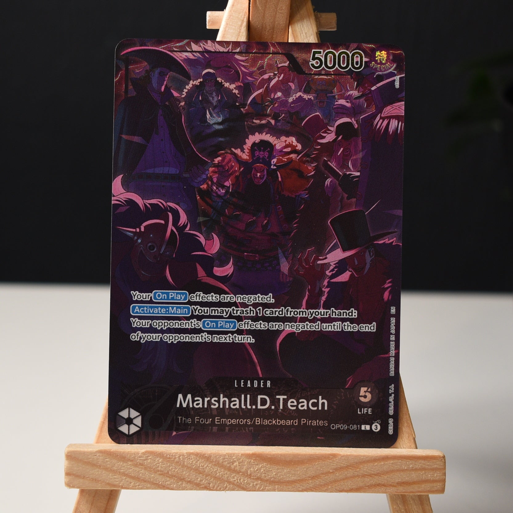 Marshall.D.Teach (OP09-081) - English Version 2nd Anniversary Set