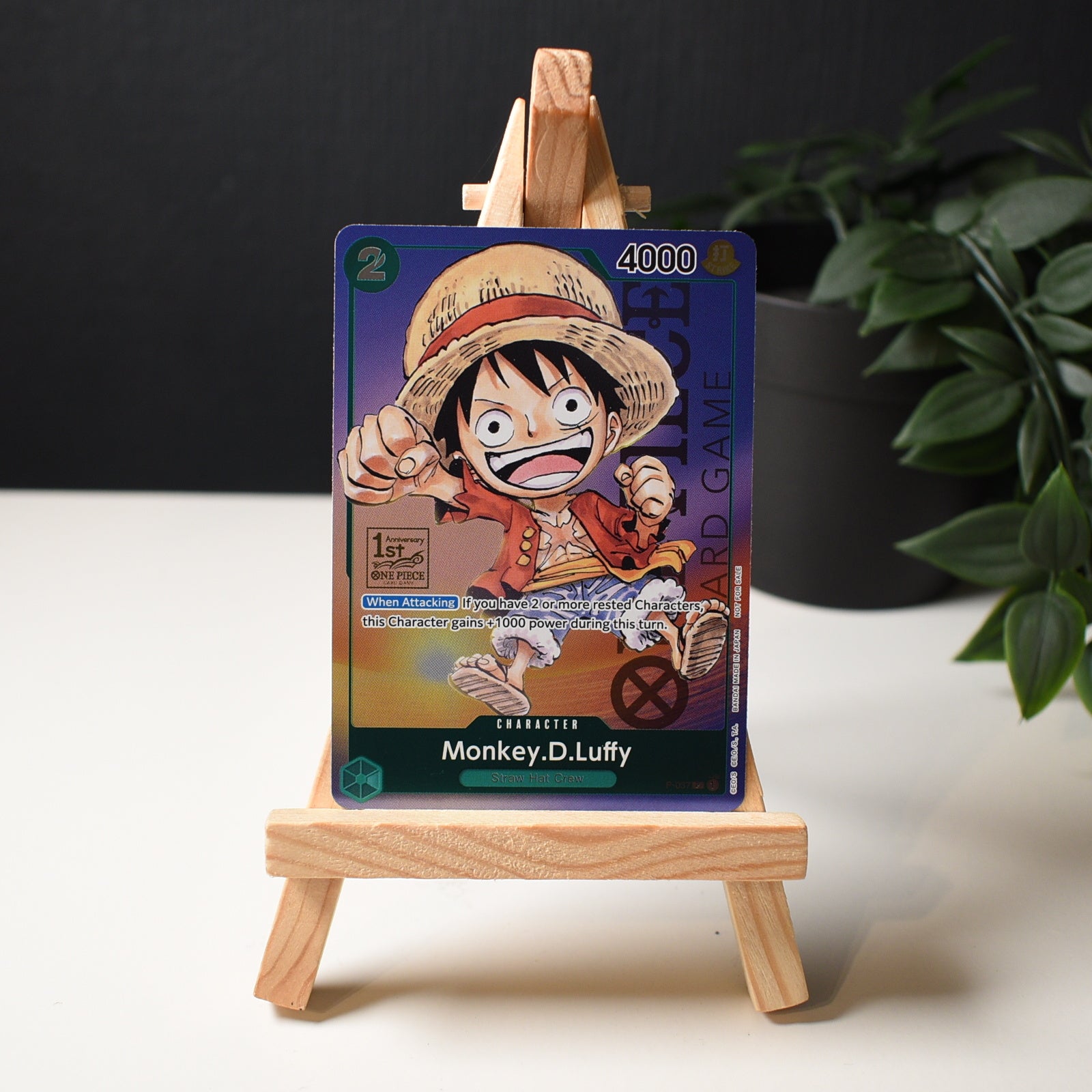 Monkey.D.Luffy (P-037) - 1st Anniversary Tournament