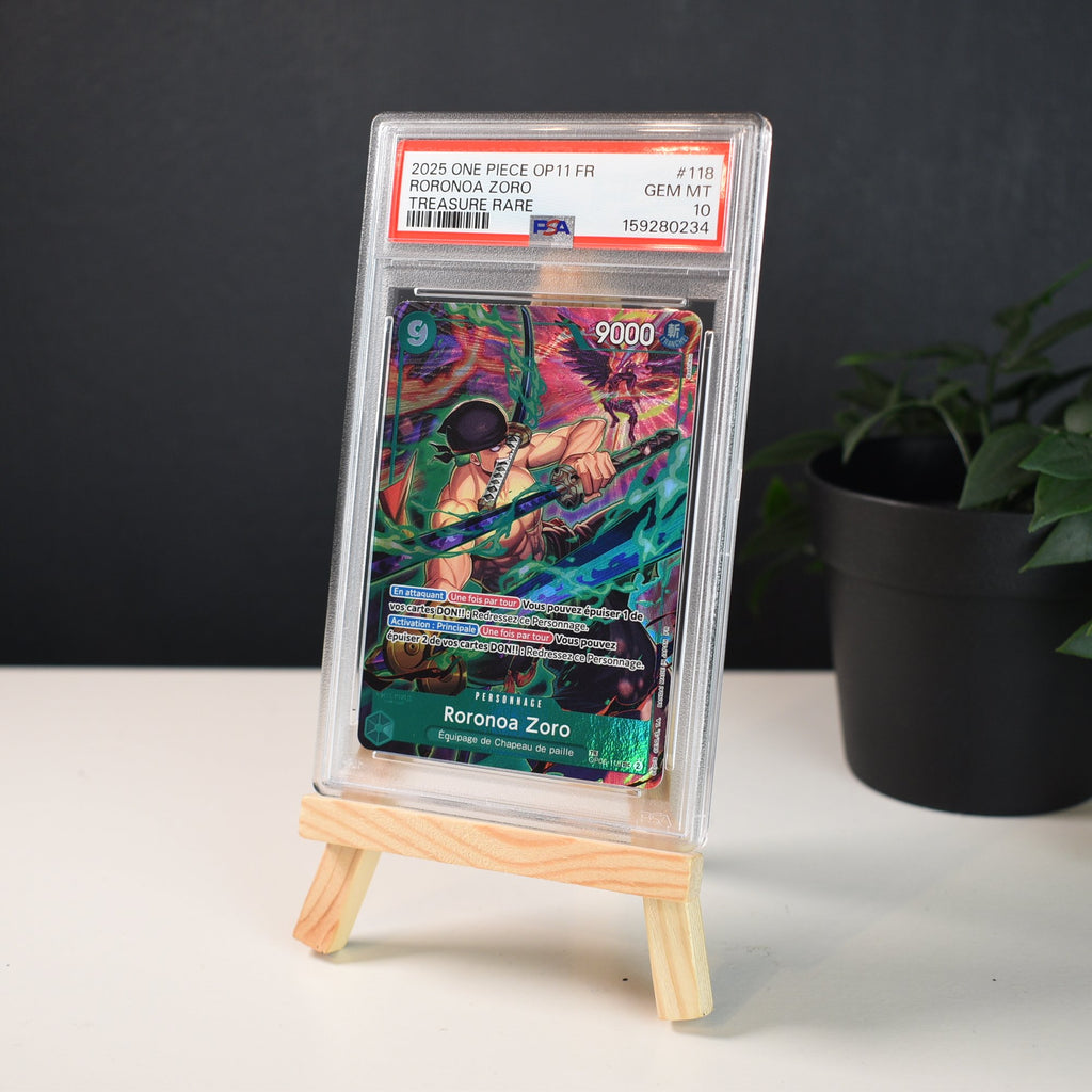 Roronoa Zoro OP06-118 French Treasure Rare OP14 - PSA 10
