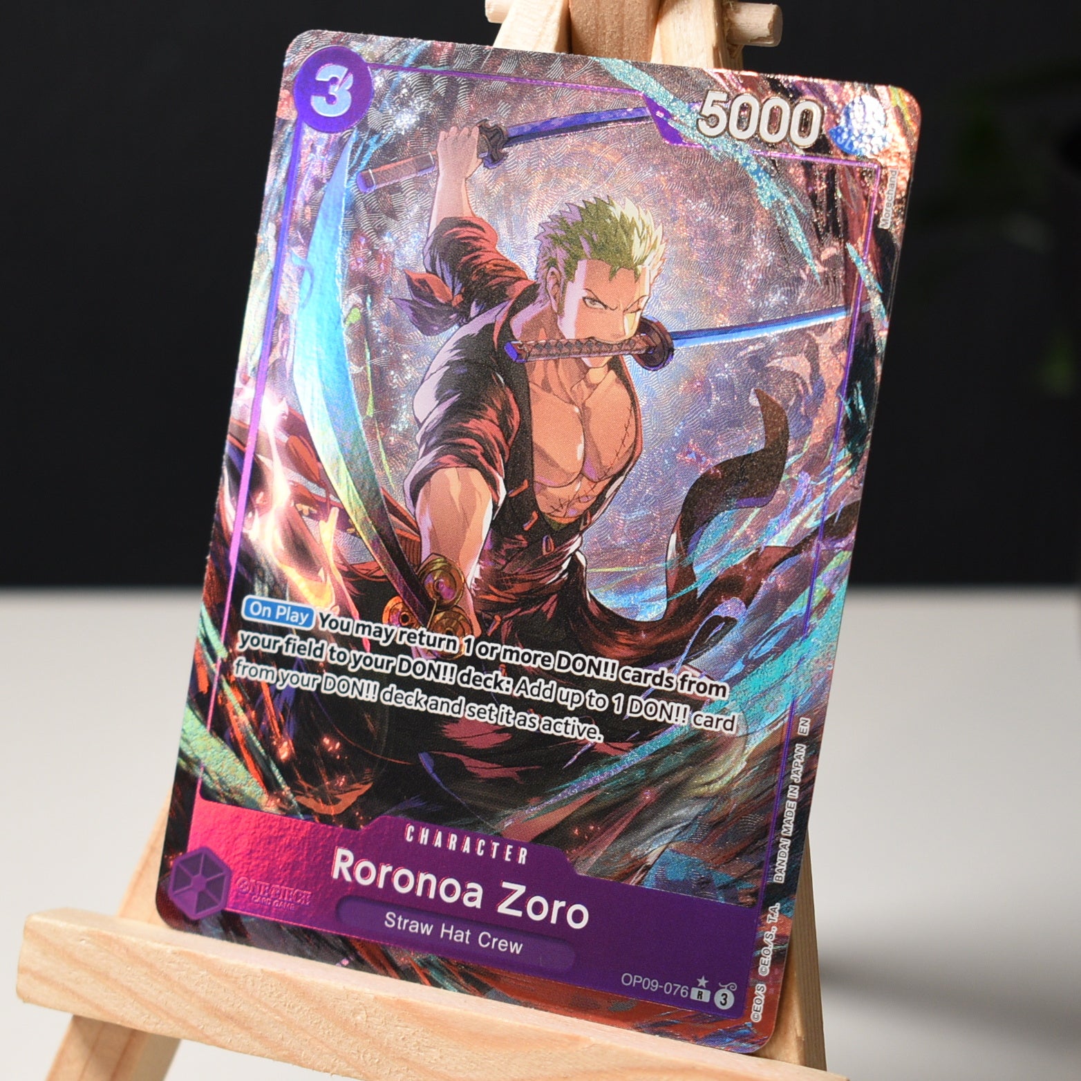 Roronoa Zoro - OP09-076 - Alternative Art