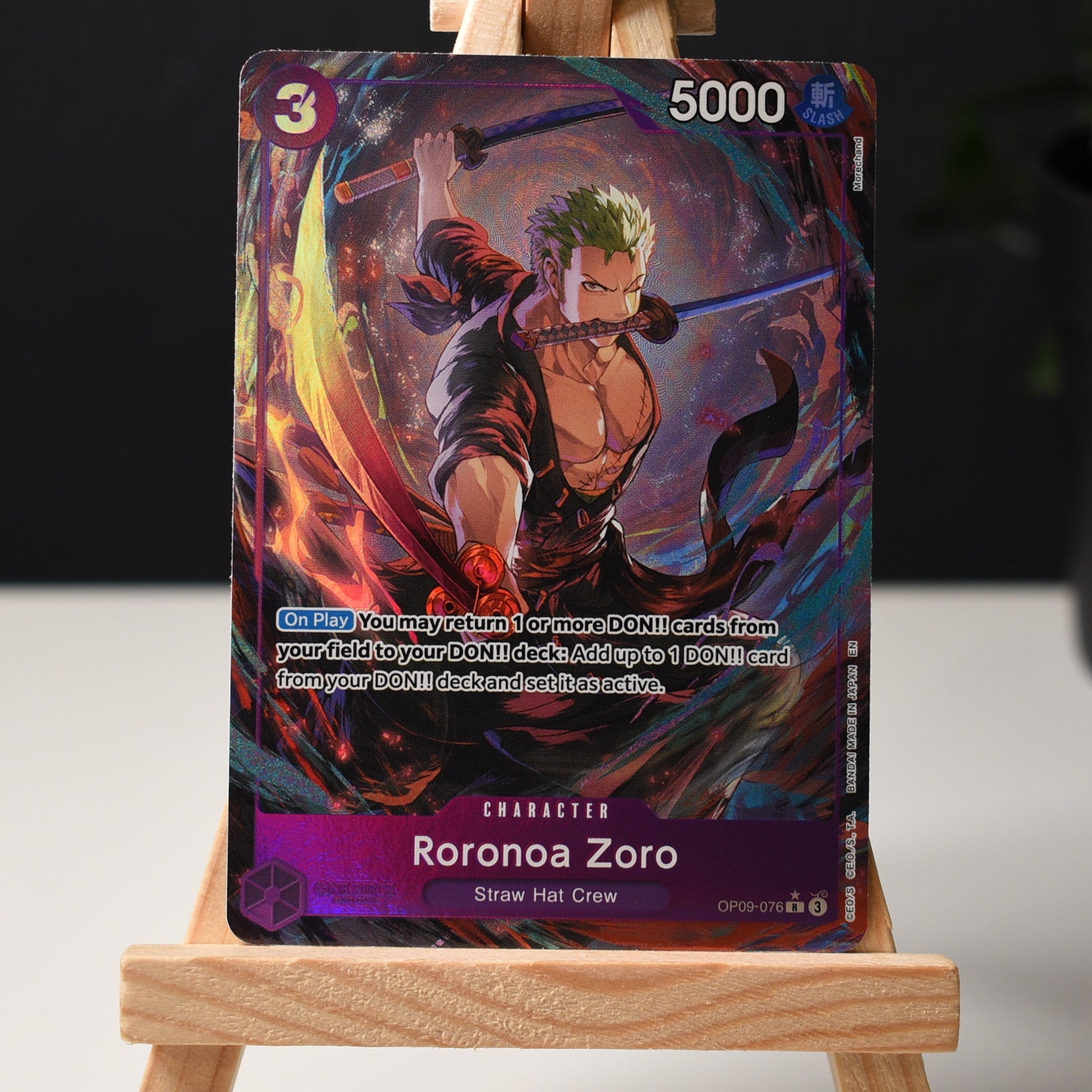 Roronoa Zoro - OP09-076 - Alternative Art