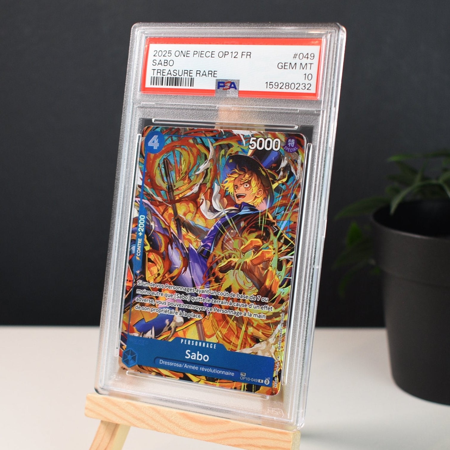 Sabo OP10-049 French Treasure Rare OP14 - PSA 10
