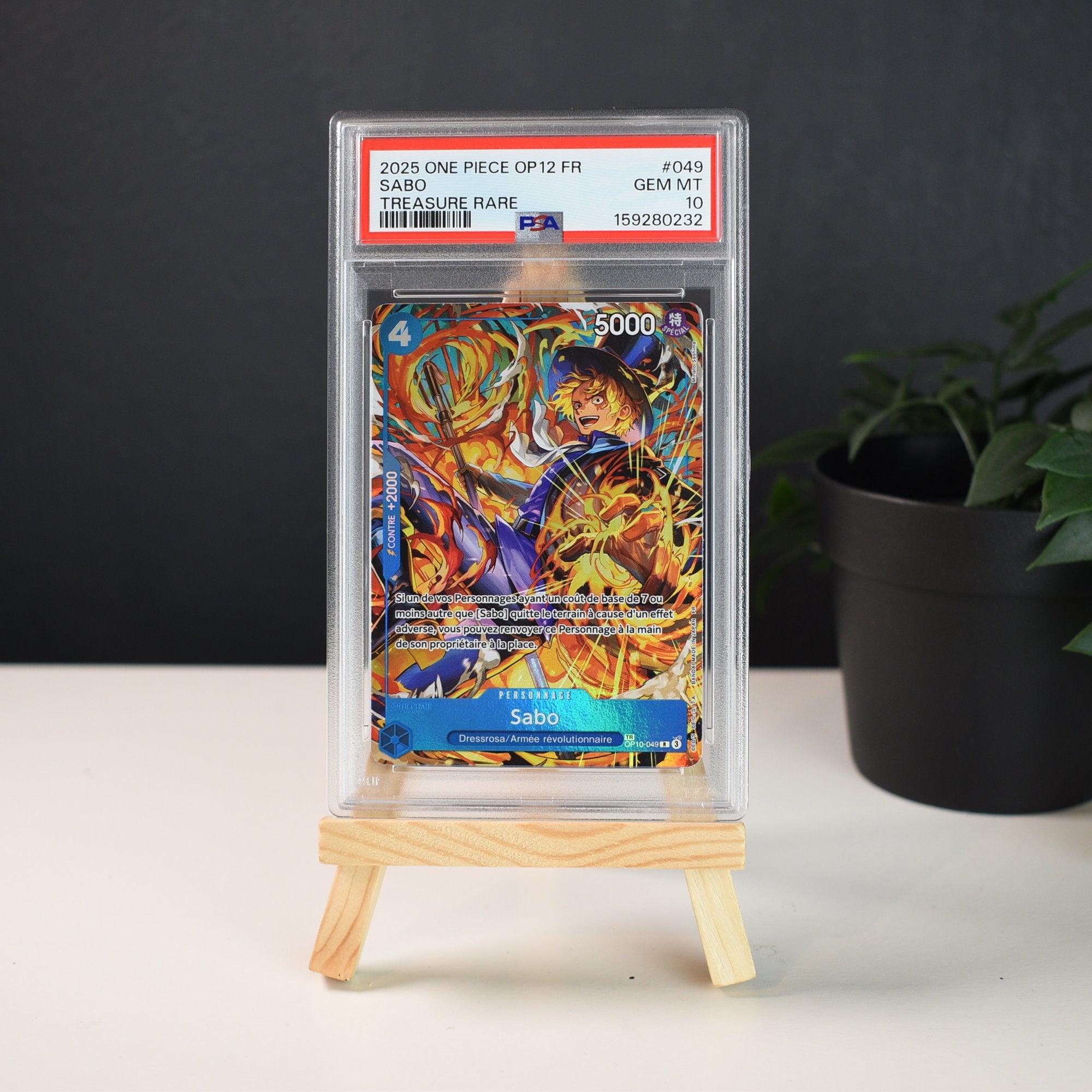 Sabo OP10-049 French Treasure Rare OP14 - PSA 10