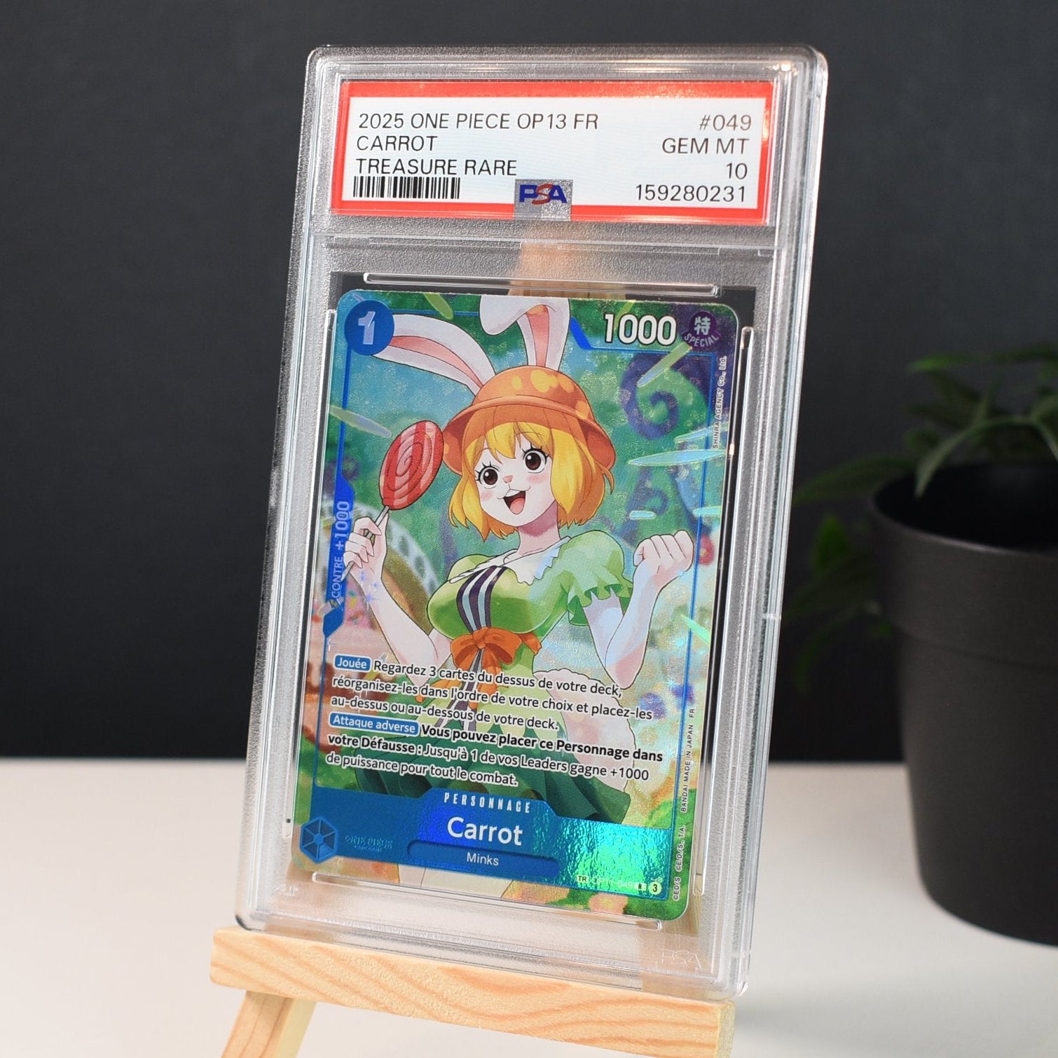 Carrot OP11-049 French Treasure Rare OP14 - PSA 10