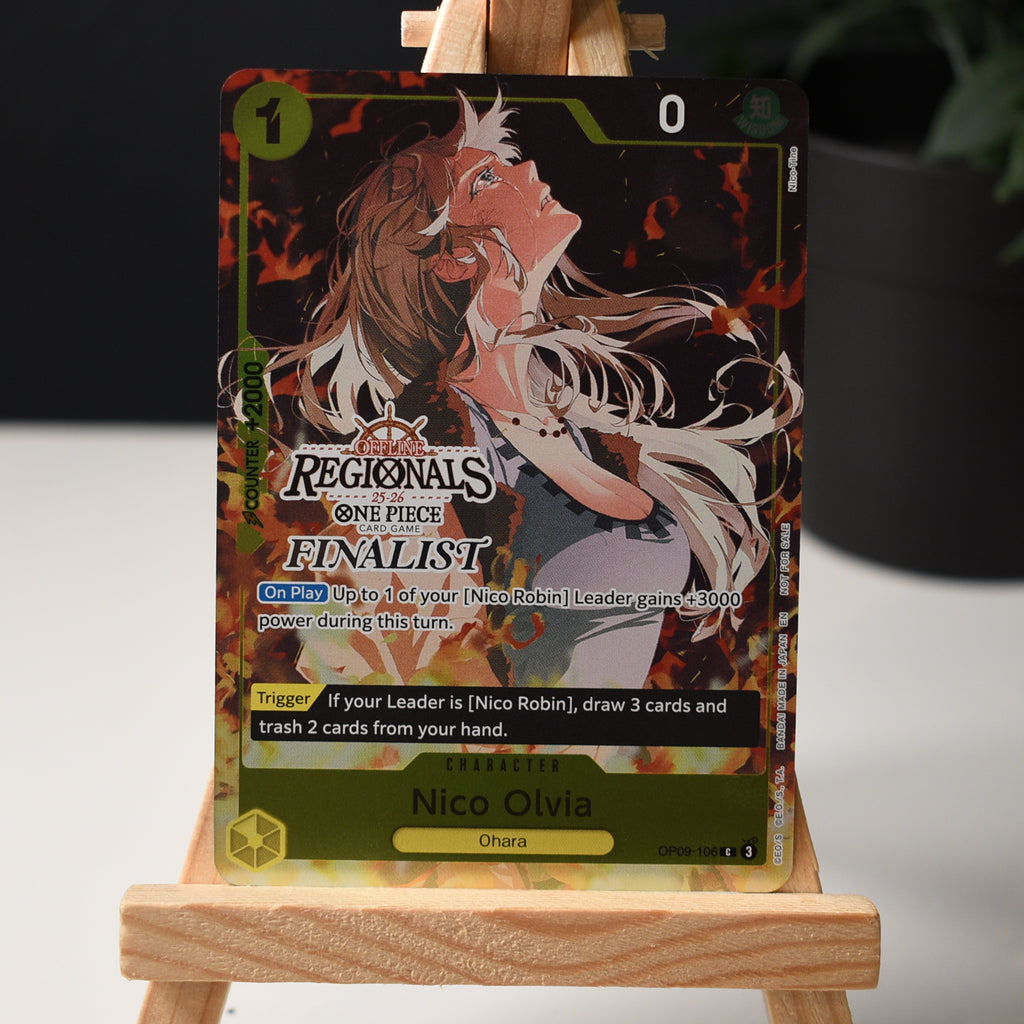 Nico Olvia (OP09-106) - Offline Regional Finalist Card Set 2025 Vol.1