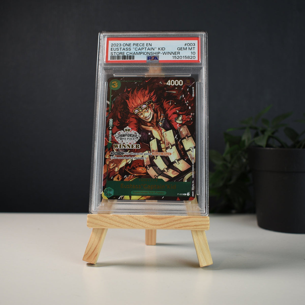 Eustass Captain Kid P-003 Winner PSA 10