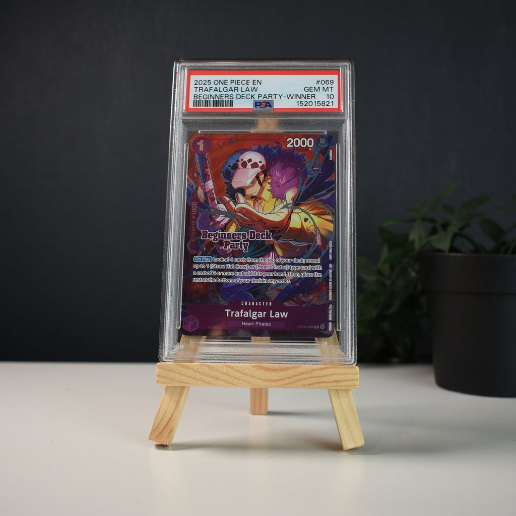 Trafalgar Law OP09-069 Beginners Deck Party Winner PSA 10
