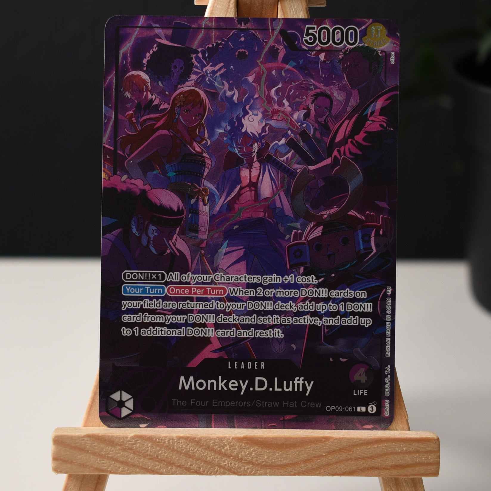 Monkey.D.Luffy (OP09-061) - English Version 2nd Anniversary Set