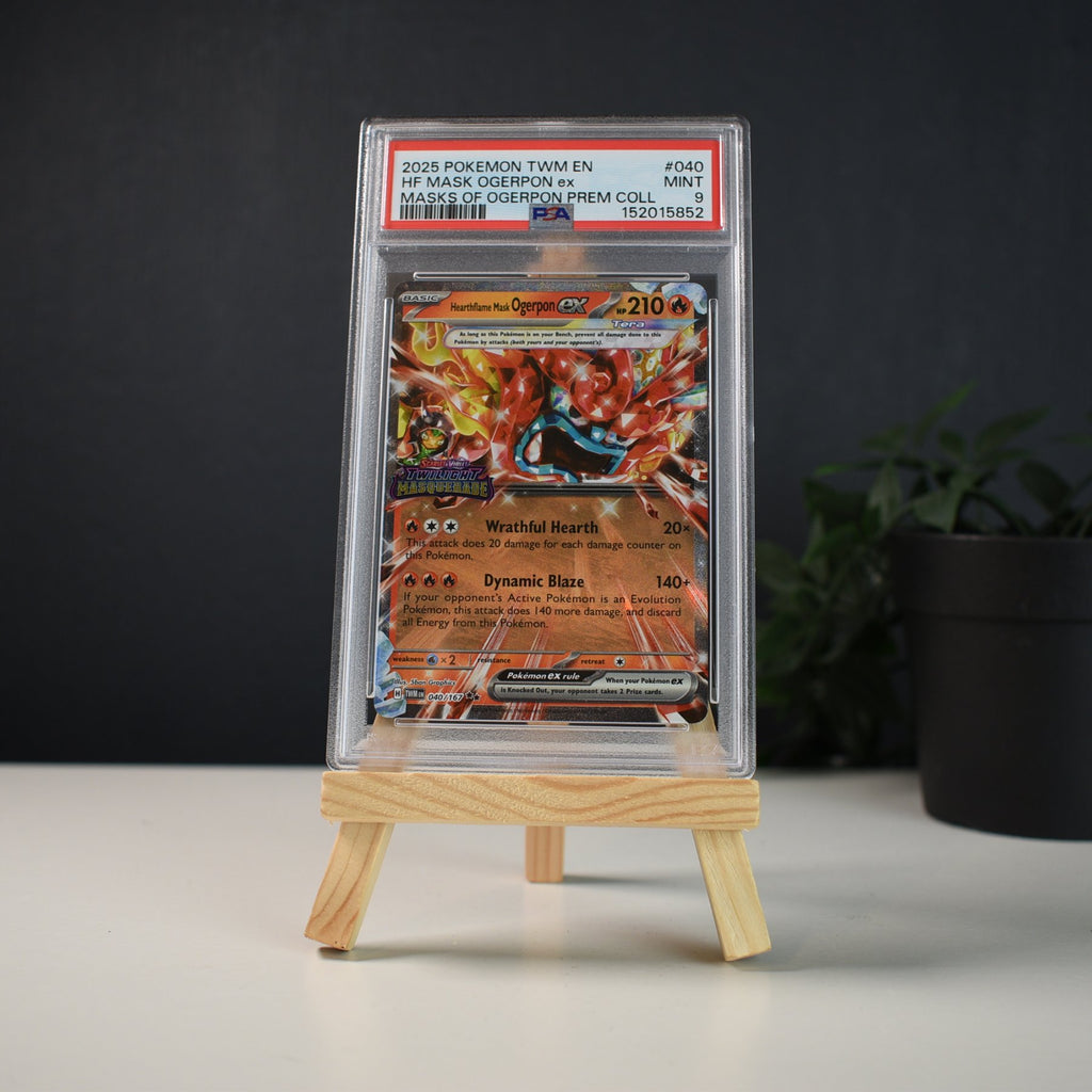 Hearthflame Mask Ogerpon EX 040 Stamped PSA 9