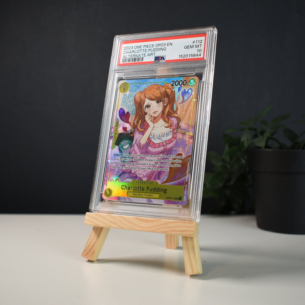 Charlotte Pudding OP03-112 Alt Art PSA 10