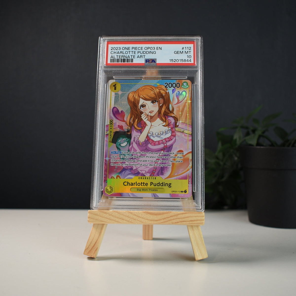 Charlotte Pudding OP03-112 Alt Art PSA 10