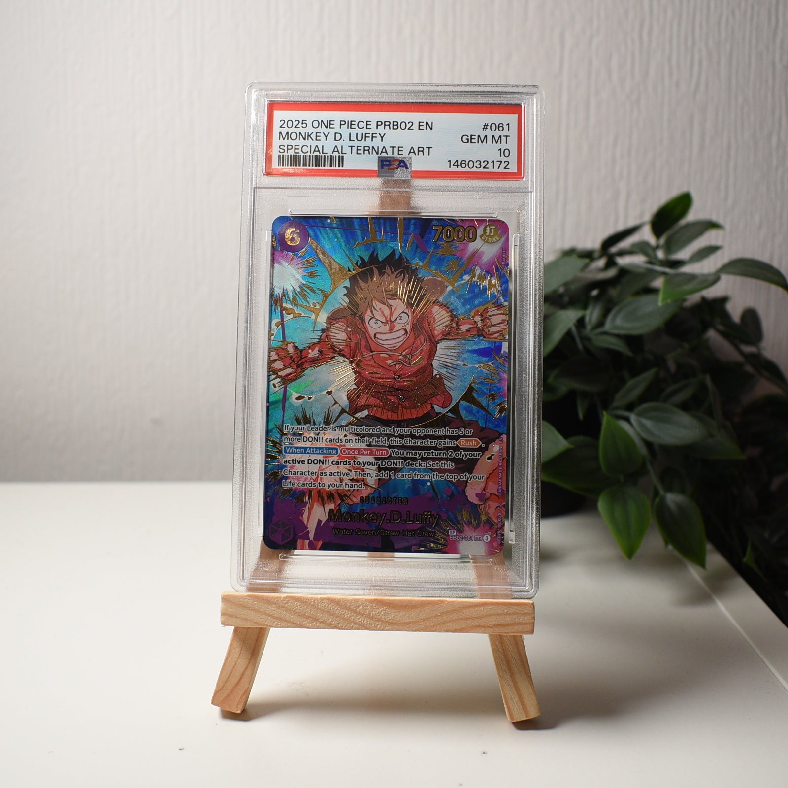 Monkey.D.Luffy EB02-061 SP PRB02 - PSA 10