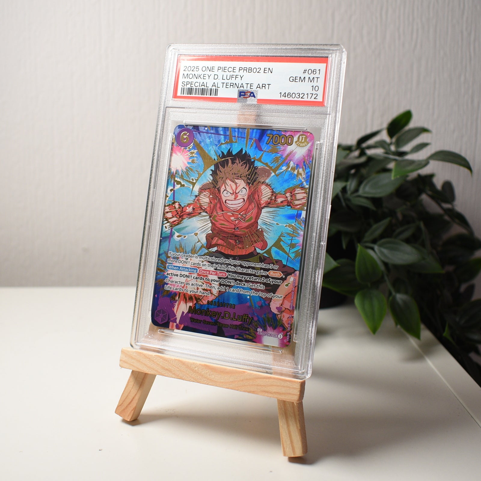Monkey.D.Luffy EB02-061 SP PRB02 - PSA 10