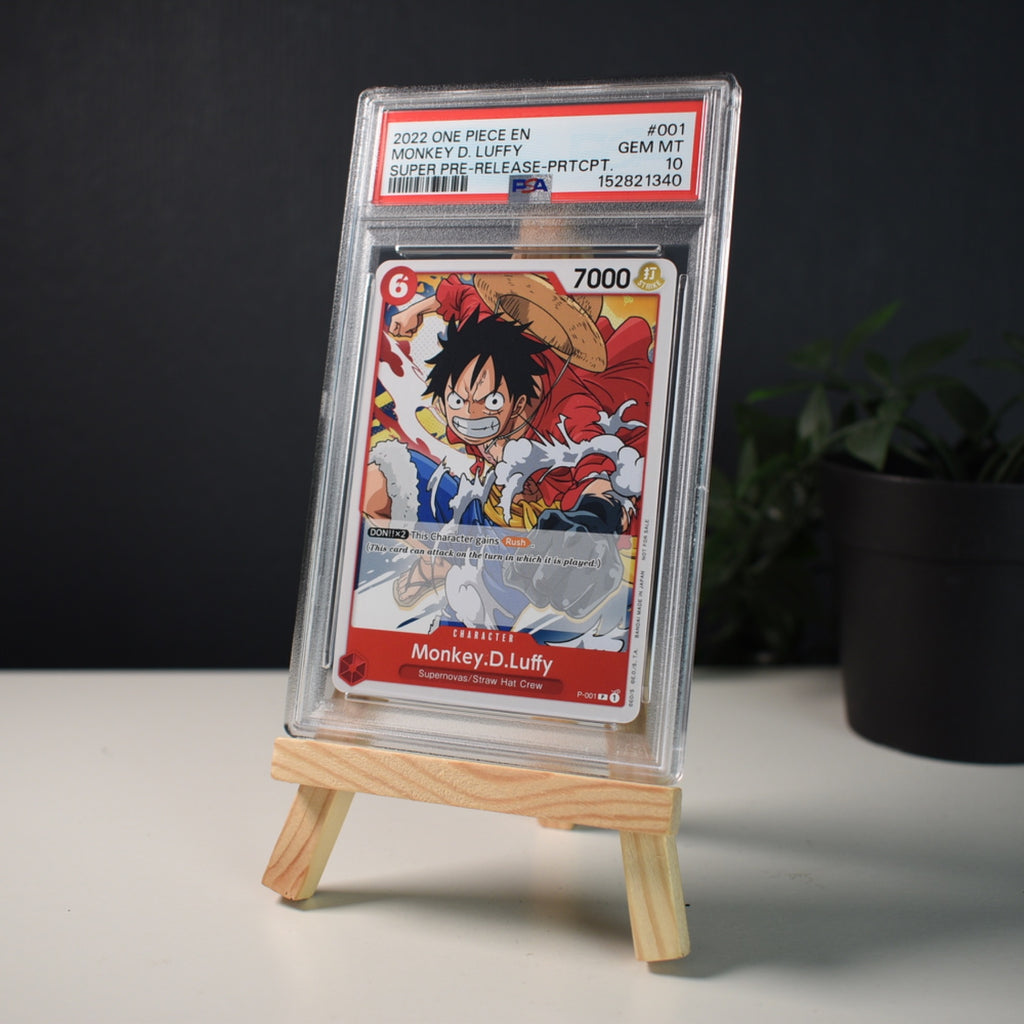 One Piece Monkey.D.Luffy P-001 Super Pre-Release PSA 10