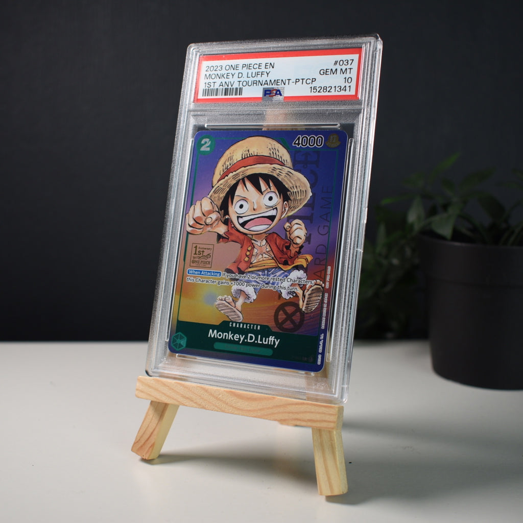 One Piece Monkey.D.Luffy P-037 1st Anniversary Tournament PSA 10
