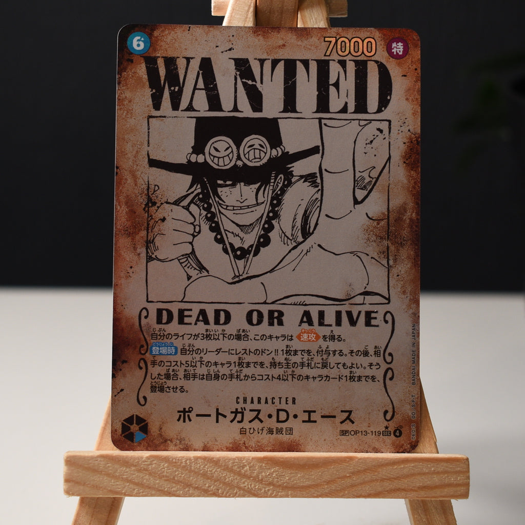 Portgas.D.Ace (OP13-119) - Wanted Japanese