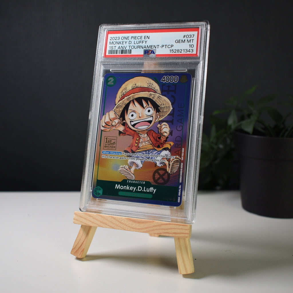 One Piece Monkey.D.Luffy P-037 1st Anniversary Tournament PSA 10