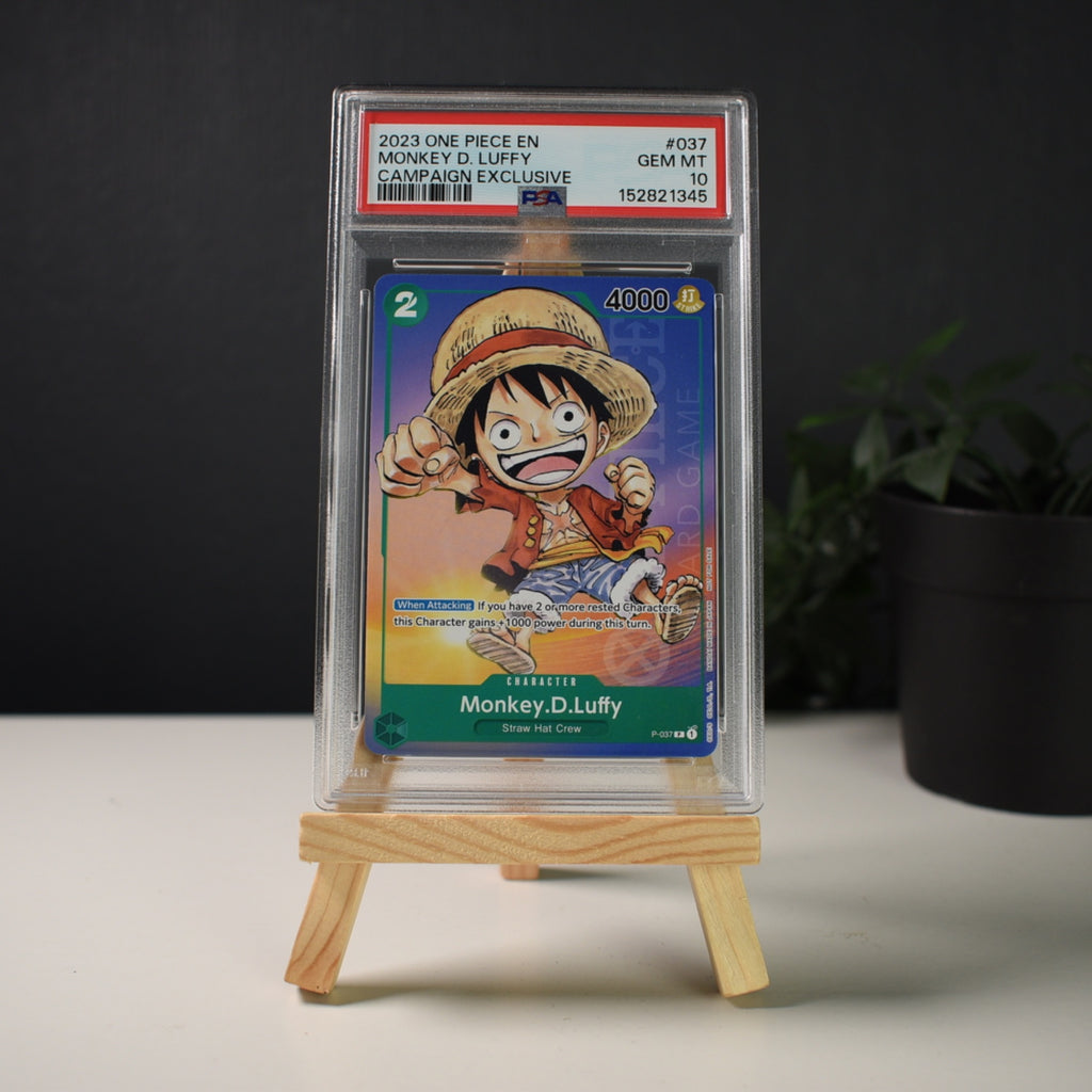 One Piece Monkey.D.Luffy P-037 1st Anniversary Tournament PSA 10