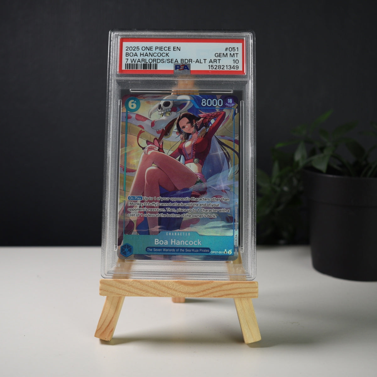 Boa Hancock OP07-051 Seven Warlords Of The Sea PSA 10