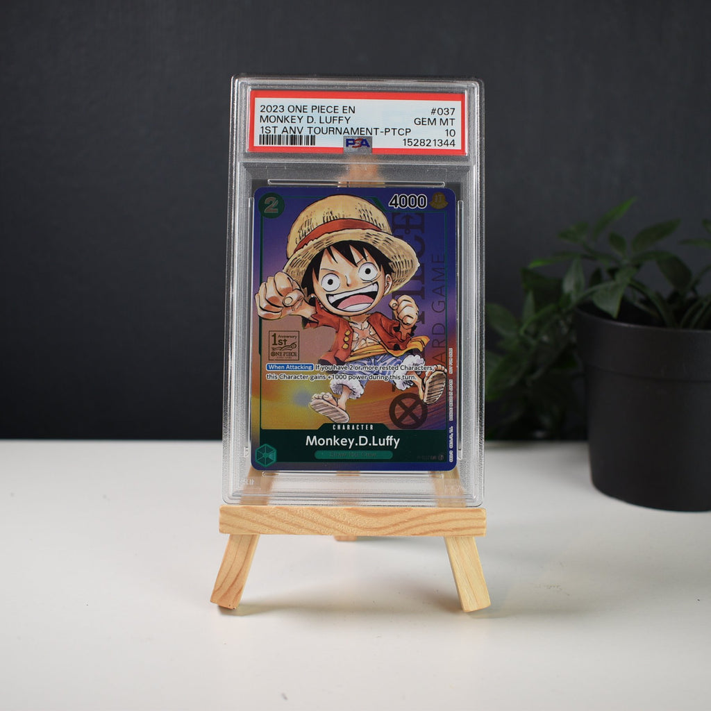One Piece Monkey.D.Luffy P-037 1st Anniversary Tournament PSA 10