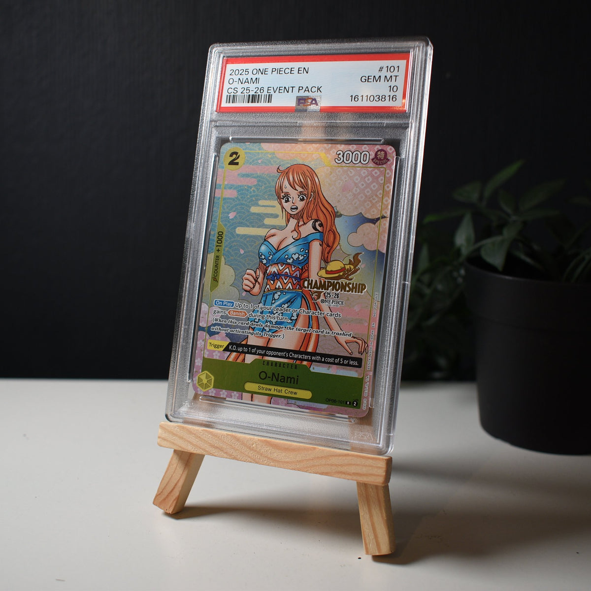 O-Nami OP06-101 Championship 25-26 PSA 10