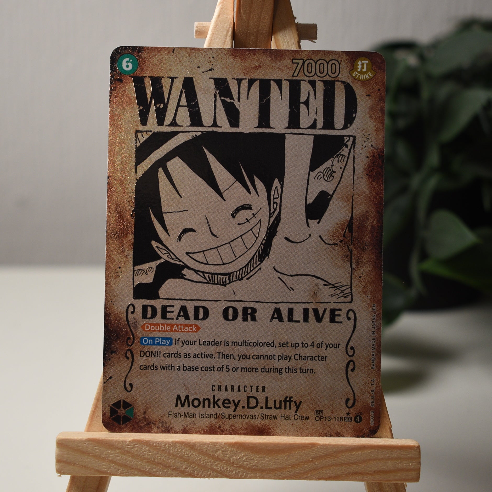 Monkey.D.Luffy (OP13-118) - Wanted Poster