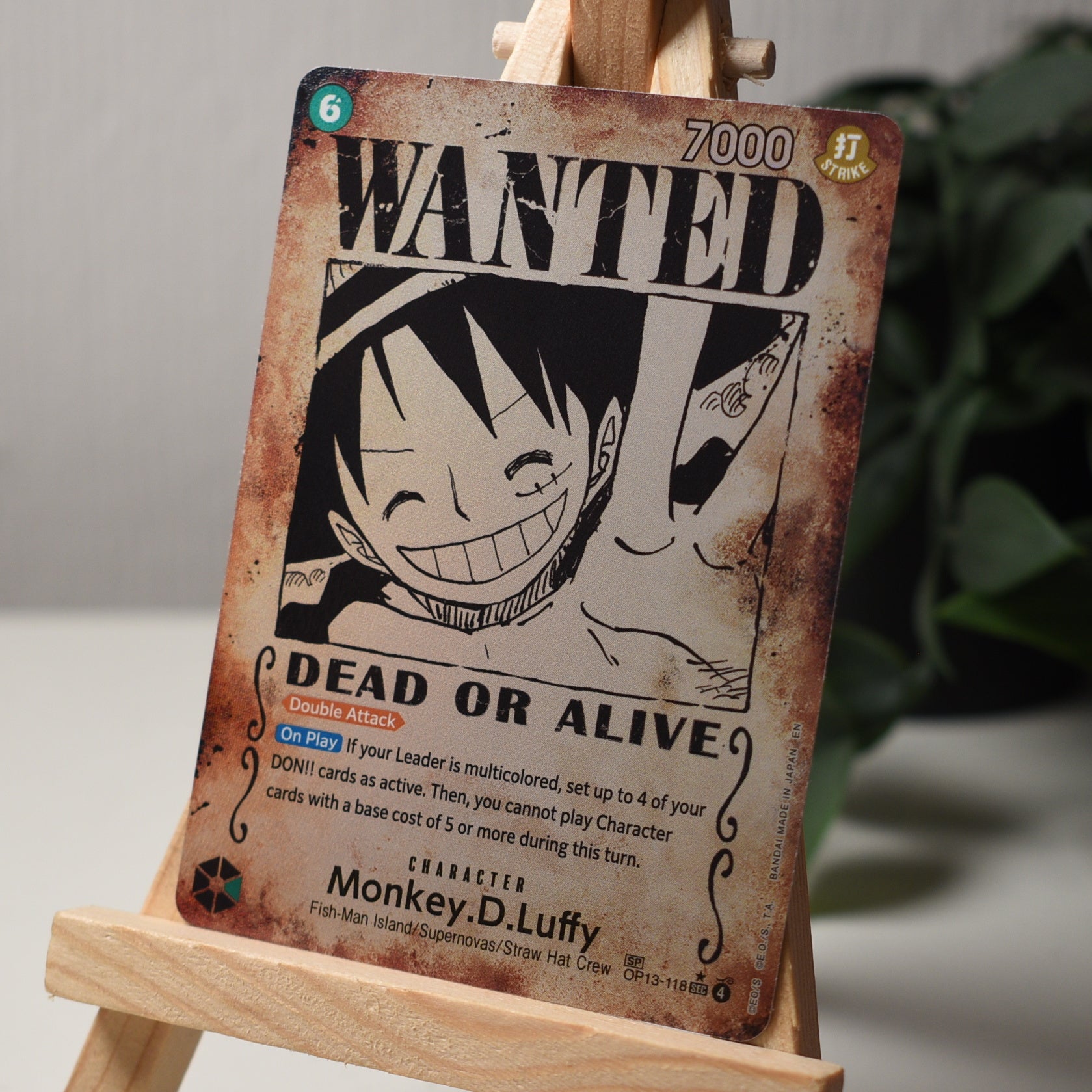 Monkey.D.Luffy (OP13-118) - Wanted Poster