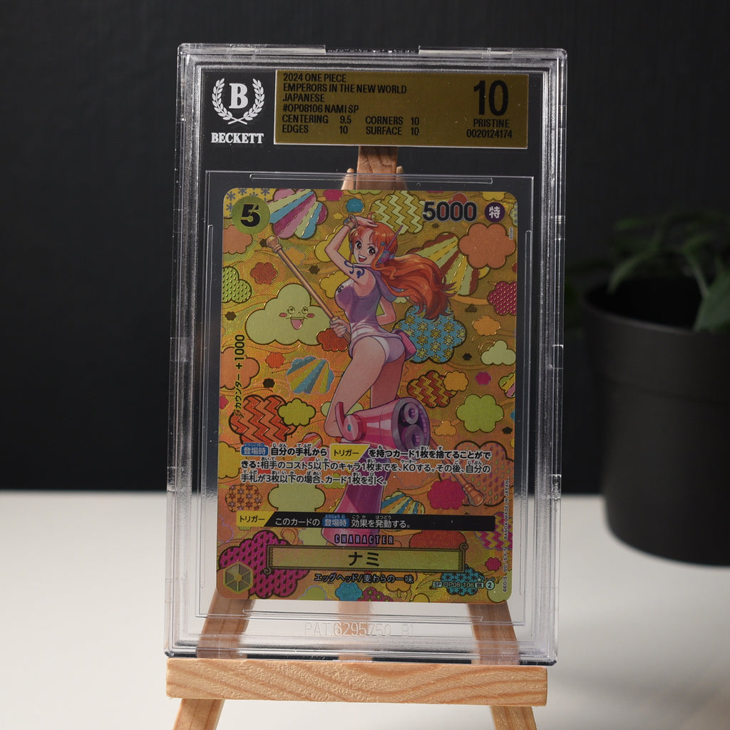Nami OP08-106 SP Japanese BGS Pristine 10