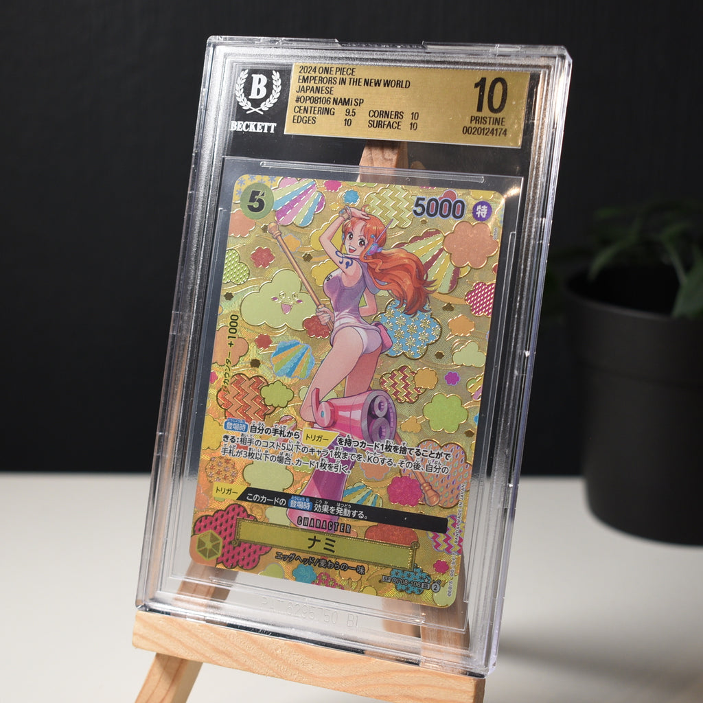 Nami OP08-106 SP Japanese BGS Pristine 10