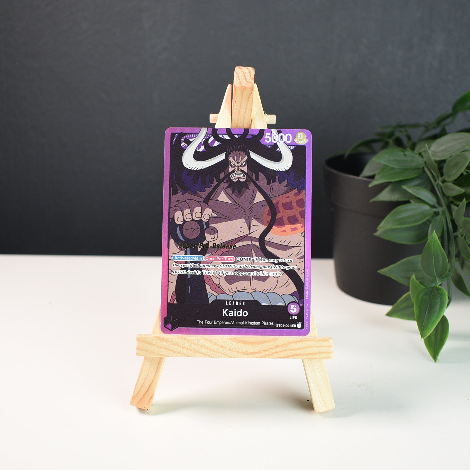 Kaido (ST04-001) Super Pre Release