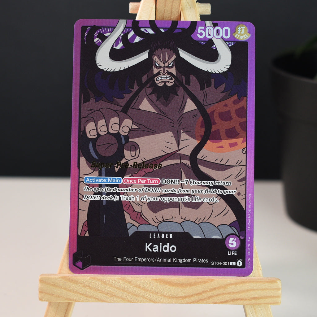 Kaido (ST04-001) Super Pre Release