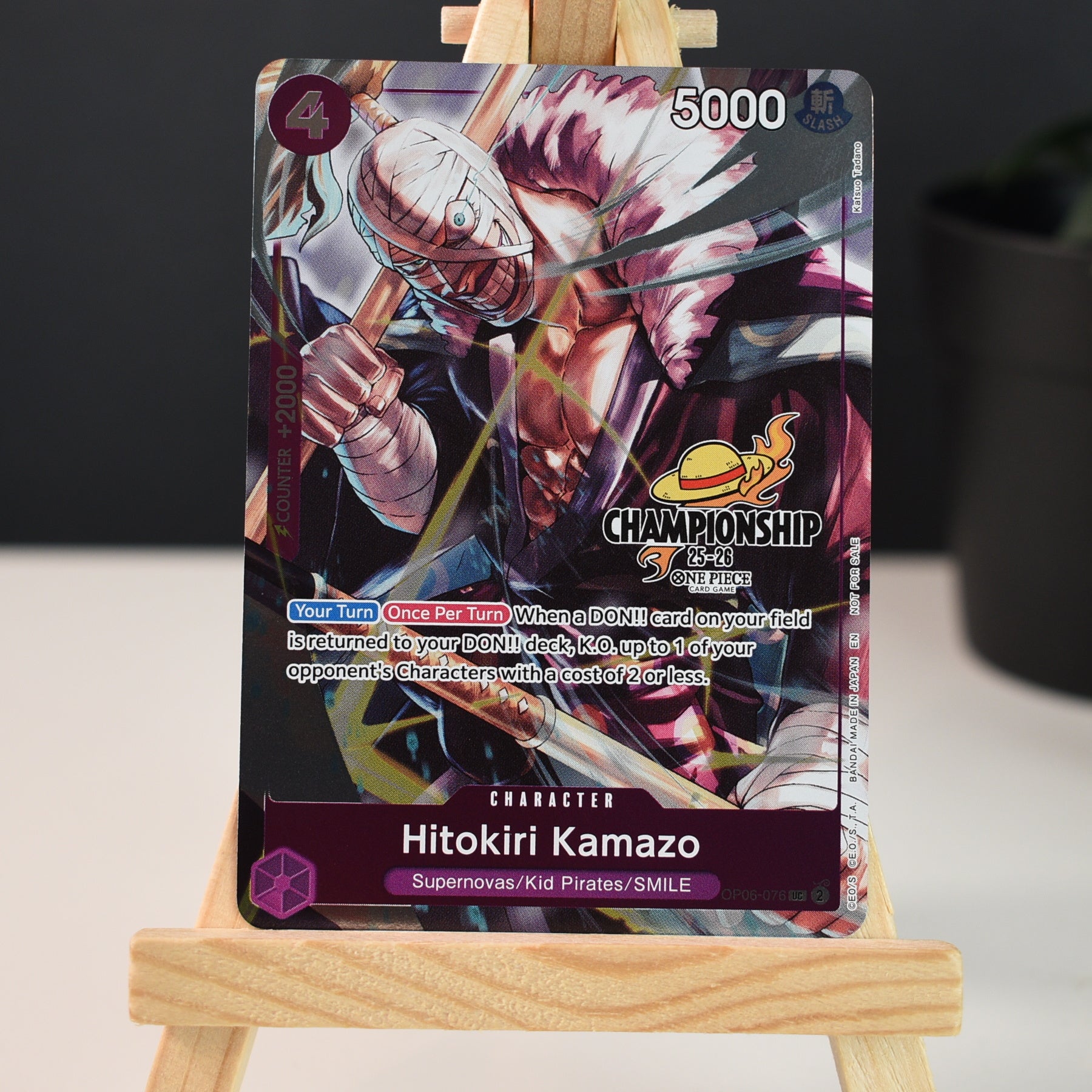 Hitokiri Kamazo (OP06-076) - Cs 25-26 Celebration Pack