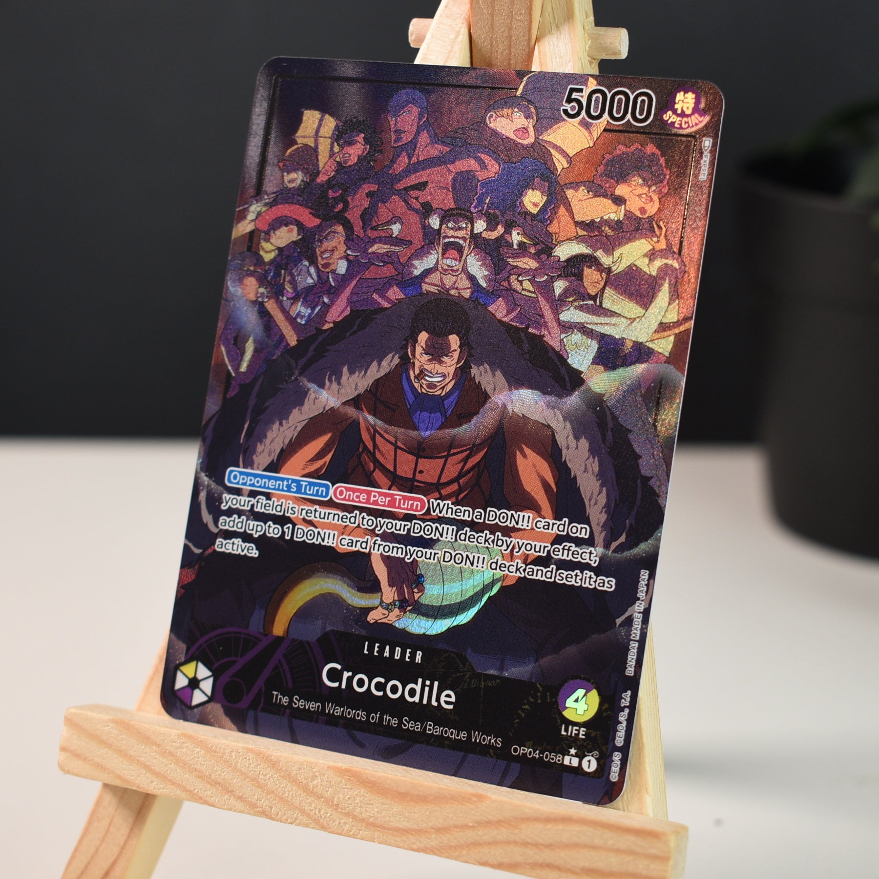 Crocodile (OP04-058) - Alternative Art