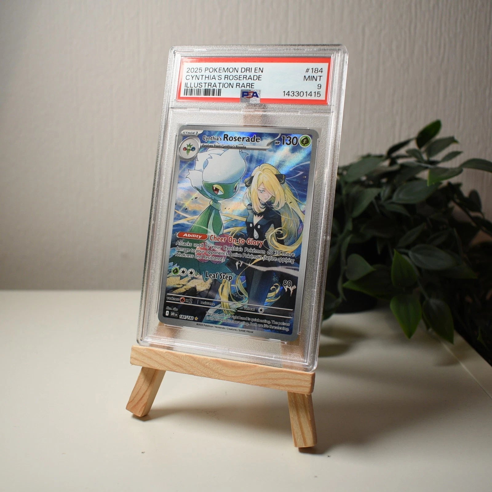 Cynthia's Roserade 184/182 - PSA 9
