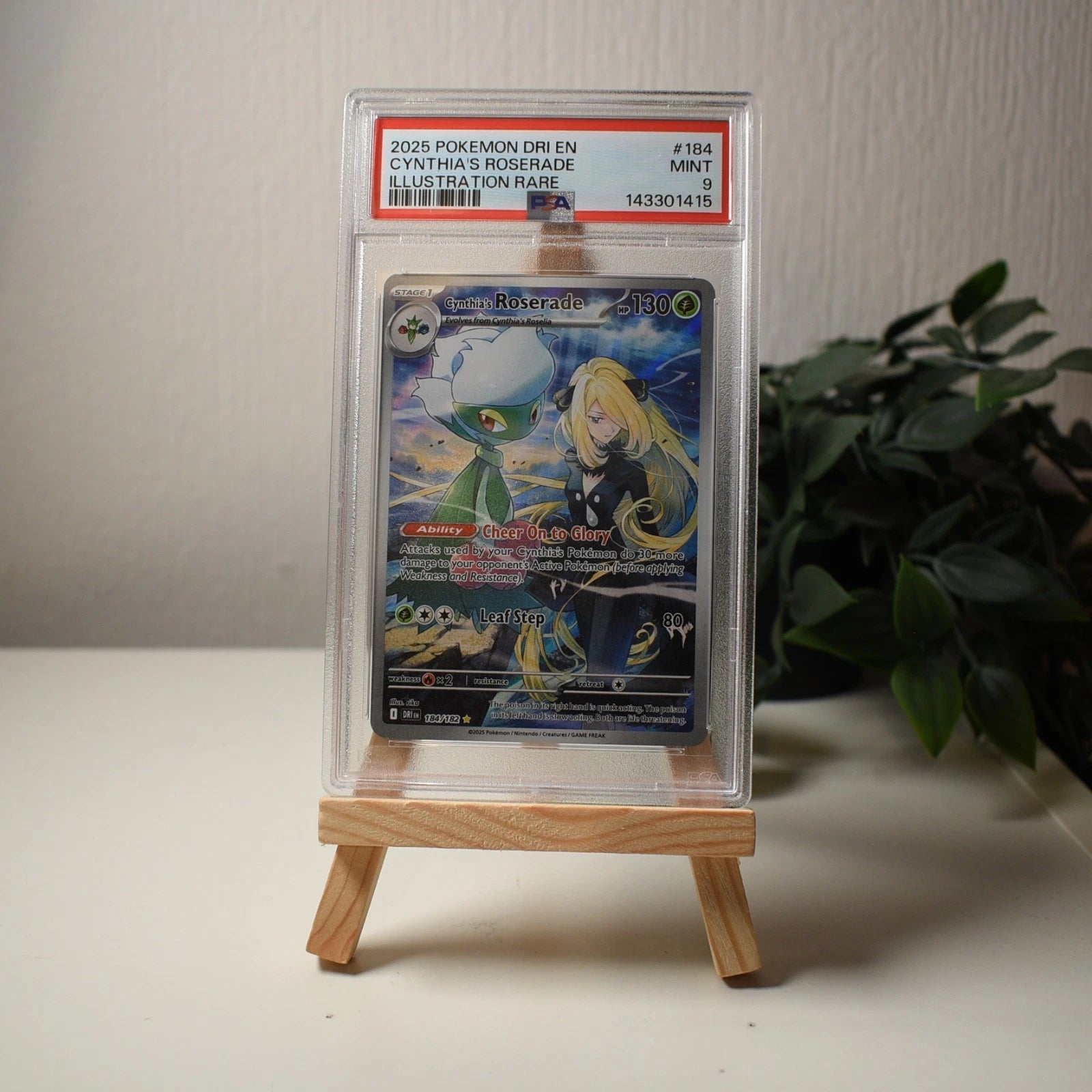 Cynthia's Roserade 184/182 - PSA 9