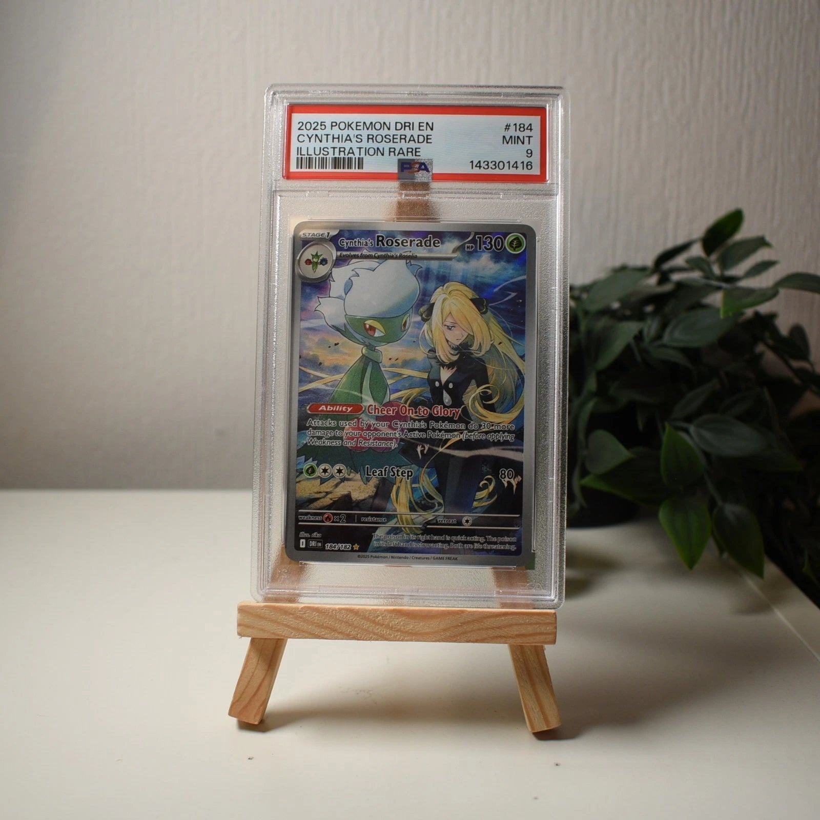 Cynthia's Roserade 184/182 - PSA 9