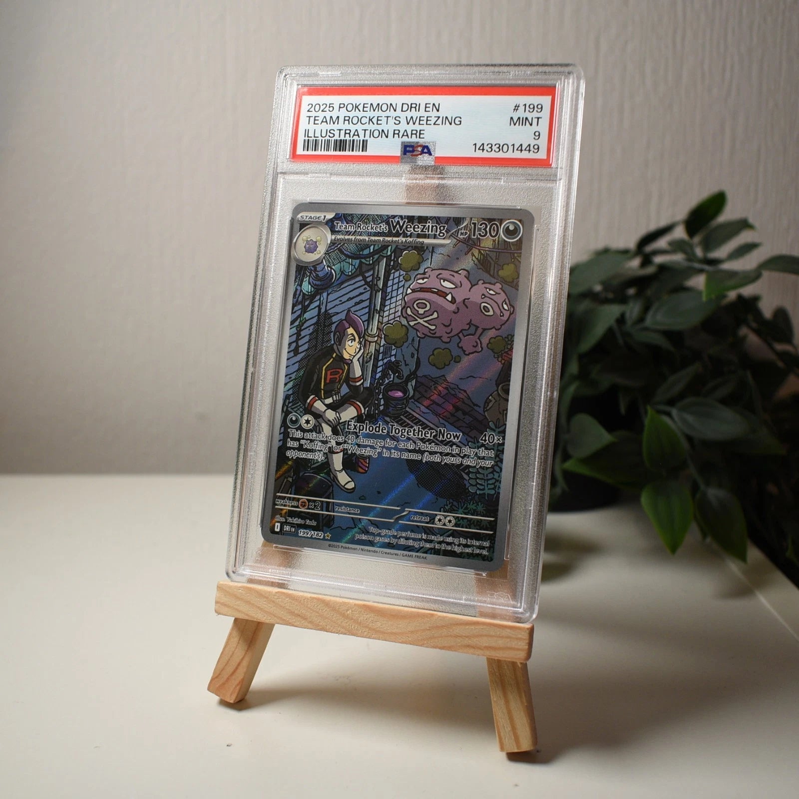 Team Rocket's Weezing 199/182 - PSA 9
